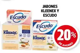 Farmacias Guadalajara Jabones Kleenex y Escudo oferta