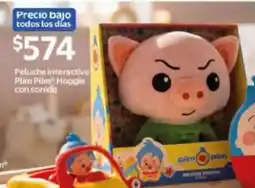 Walmart Peluche interactivo Plim Plim Hoggie con sonido oferta