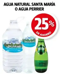 Farmacias Guadalajara Agua Natural Santa María O Agua Perrier oferta