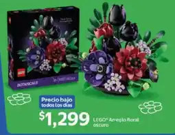 Walmart lego arreglo floral oscuro oferta