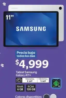 Walmart Samsung Tablet Galaxy A11+ oferta