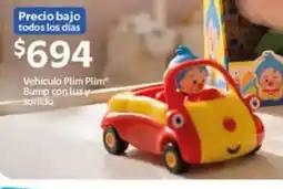 Walmart Vehiculo Plim Plim Bump con luzy sonido oferta