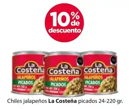 Zorro La Costeña chiles jalapeños picados oferta