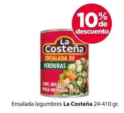 Zorro La Costeña ensalada de verduras oferta