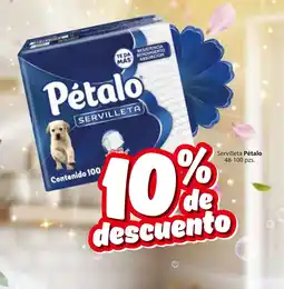 Zorro Pétalo servilleta oferta