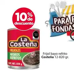 Zorro La Costeña Frijoles Negros Refritos oferta