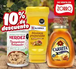 Zorro Herdez Champiñones Rebanados oferta