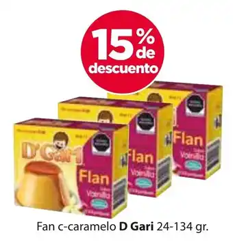 D Gari Flan c-caramelo