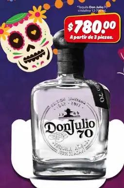 Zorro Don Julio 70 tequila cristalino oferta