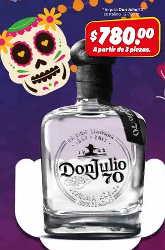 Don Julio 70 tequila cristalino