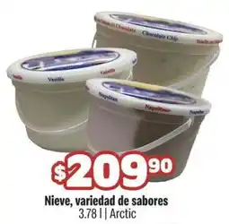 Smart & Final Nieve, variedad de sabores oferta