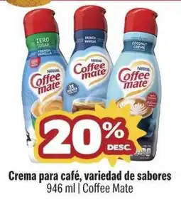 Smart & Final Coffee Mate Crema para café, variedad de sabores oferta