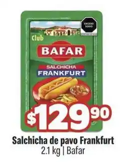 Smart & Final Bafar salchicha de pavo frankfurt oferta