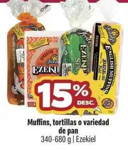 Smart & Final Ezekiel Muffins, tortillas o variedad de pan oferta