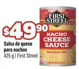Smart & Final First Street nacho cheese sauce oferta