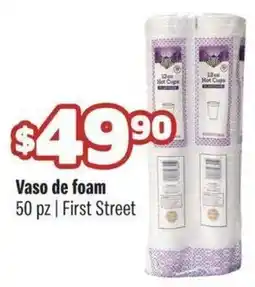 Smart & Final Vaso de foam oferta