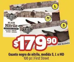 Smart & Final First Street Black Nitrile oferta