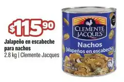 Smart & Final Clemente Jacques Jalapeño en escabeche para nachos oferta