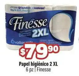 Smart & Final Finesse Papel higiénico 2 XL oferta