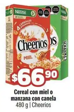 Smart & Final Cheerios Cereal con miel o manzana con canela oferta