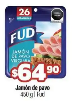 Smart & Final Fud jamón de pavo virginia oferta