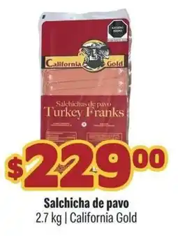 Smart & Final California Gold Turkey Franks oferta