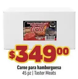 Smart & Final Taster Meats Carne para hamburguesa oferta