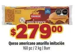 Smart & Final Burr queso americano amarillo imitación oferta