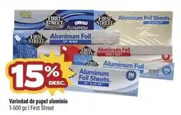 Smart & Final First Street variedad de papel alumino oferta