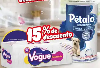 Pétalo Servitoalla Multicorte