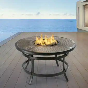 Costco Agio, Vermont Mesa con Chimenea/Fogatero para Exterior oferta