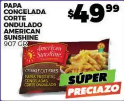 Merco American Sunshine papa congelada corte ondulado oferta