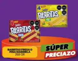 Merco Barritas Fresa o Pina Marinela oferta