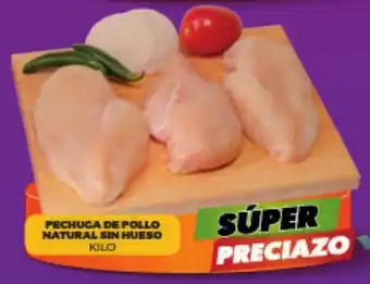 Pechuga de pollo natural sin hueso