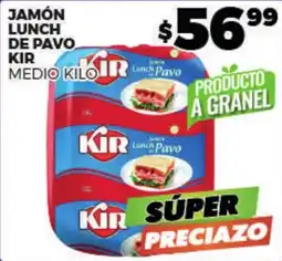 Merco Kir Jamón Lunch De Pavo oferta