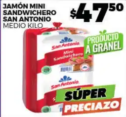 Merco San Antonio jamón mini sandwichero oferta