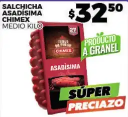 Merco Chimex salchicha asadísima oferta