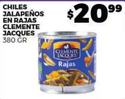 Merco Clemente Jacques Chiles Jalapeños En Rajas oferta