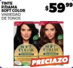 Merco Wella Tinte P/Dama Soft Color oferta