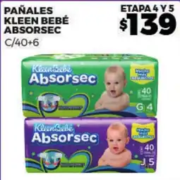 Merco Kleen Bebe Pañales Absorsec oferta