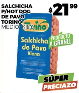 Merco Torino Salchicha de Pavo Viena oferta