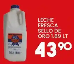 Alsuper leche fresca sello de oro oferta
