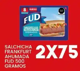 Alsuper Fud salchicha frankfurt ahumada oferta