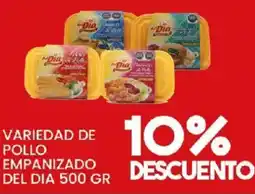 Alsuper Dia pollo empanizado oferta