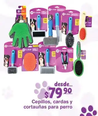 Pet's club Cepillos, cardas y cortauñas para perro