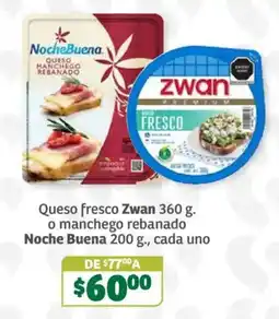 Soriana Súper Zwan queso fresco oferta