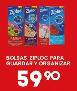 Alsuper Bolsas ziploc para guardar y organizar oferta