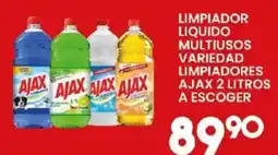 Alsuper ajax limpiador liquido multiusos variedad oferta
