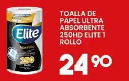 Alsuper elite toalla de papel ultra absorbente 250hd oferta