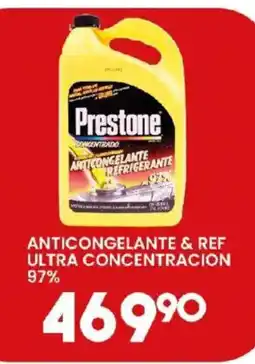 Alsuper Prestone anticongelante & ref ultra concentracion oferta
